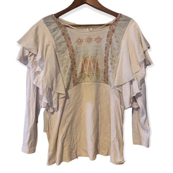 Free People La Cienga Embroidered Top - Picture 7 of 14